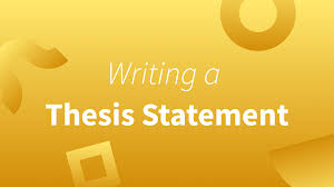 Importance of a Thesis Statement