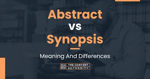 The Difference Between Thesis Abstract and Synopsis for Ph.D.