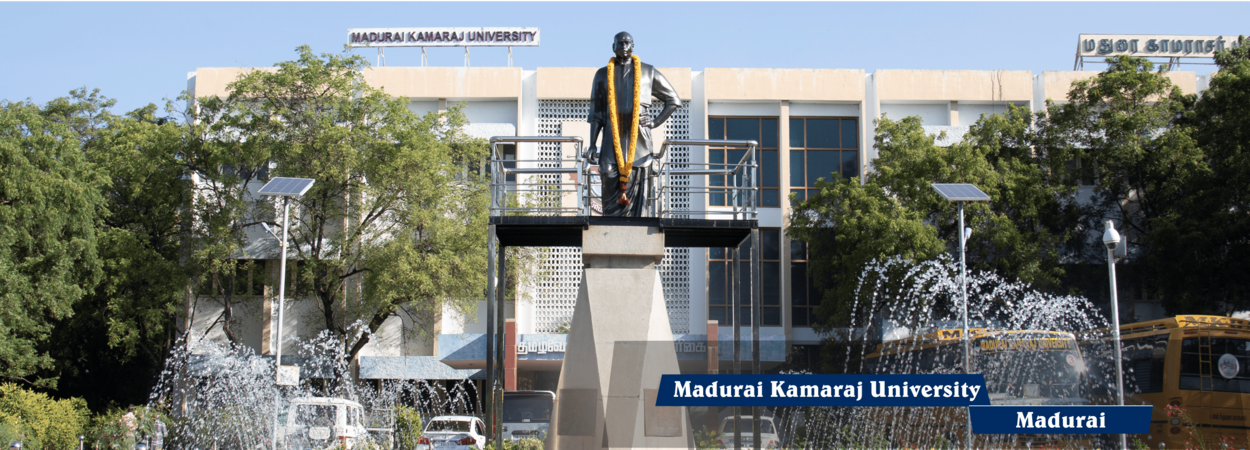 Ph.D. From Madurai Kamraj University, Tamil Nadu