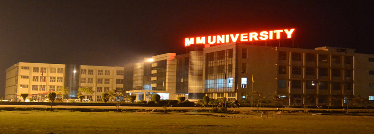 Ph.D. From Maharashi Markandeshwar University, Haryana