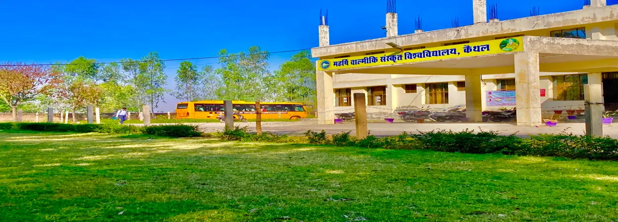 Ph.D. From Maharishi Balmiki Sanskrit University, Haryana